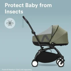 Stokke - Yoyo® Newborn Shell Mosquito Net, Black Best