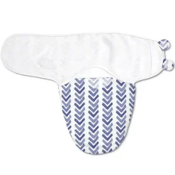 Summer Infant Luxe Easy Change 2 Pk Swaddle Água Indigo S/M Sale
