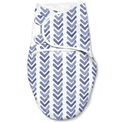 Summer Infant Luxe Easy Change 2 Pk Swaddle Água Indigo S/M Sale