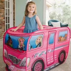 Sunny Days Entertainment,LLC Sunny Days - Barbie Dream Camper Play Tenda Pop Up Rosa Sale