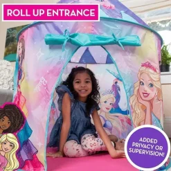 Sunny Days Entertainment,LLC Sunny Days - Barbie Pop Up Castle Dreamtopia Pink Princess Play Tenda Online