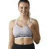 Bravado Sutiã de amamentação Original Copo Completo, Dove Heather Fashion