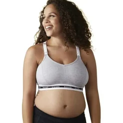 Bravado Sutiã de amamentação Original Copo Completo, Dove Heather Fashion