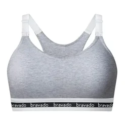Bravado Sutiã de amamentação Original Copo Completo, Dove Heather Fashion