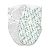 Summer Infant Swaddle de verão SwaddleMe Luxe Easy Change Swaddle - Gotas de Goma 2Pk, 0-3M Fashion