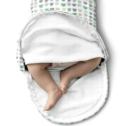 Summer Infant Swaddle de verão SwaddleMe Luxe Easy Change Swaddle - Gotas de Goma 2Pk, 0-3M Fashion