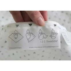 Swaddle Designs – Cobertor de musselina com pontos franceses esterlinas Outlet