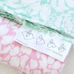Swaddle Designs - Cobertor Marquisette Swaddle, Casquinhas de Sorvete em Aquarela Fashion