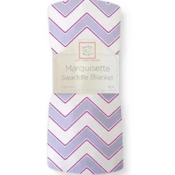 Swaddle Designs - Cobertor Swaddle Chevron Marquisette Lavanda Fashion