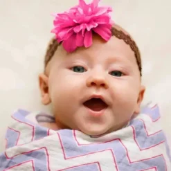 Swaddle Designs - Cobertor Swaddle Chevron Marquisette Lavanda Fashion