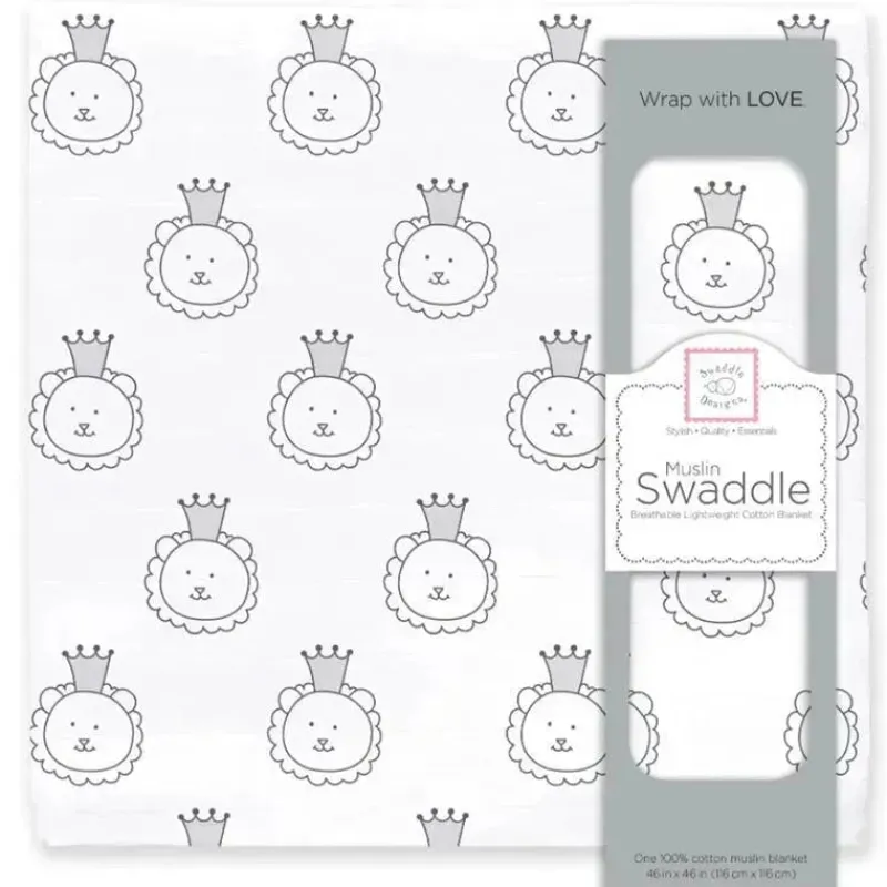 swaddle_designs__cobertor_SKUt9NuwzPZ_0.webp Swaddle Designs - Cobertor de musselina Royal Lion Fashion