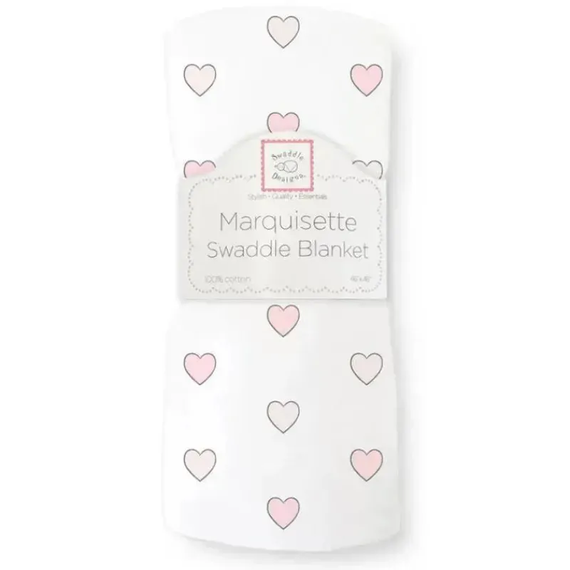 swaddle_designs__manta_sw_SKUbdmIGk0B_0.webp Swaddle Designs - Manta Swaddle Marquisette Aimee, Corações Rosa Online