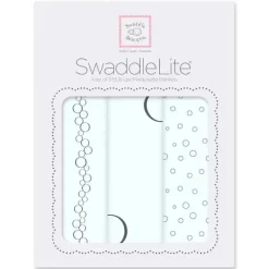 Swaddle Designs - 3Pk Bubbly Soft Blue, Marquisette Swaddles Hot