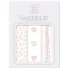 Swaddle Designs - 3Pk Bubble Dots, Hearts, Champagne Marquisette Swaddles Online