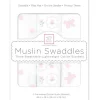 Swaddle Designs - 3Pk mantas de musselina, borboletas e ramalhetes Outlet