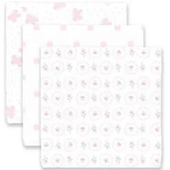 Swaddle Designs - 3Pk mantas de musselina, borboletas e ramalhetes Outlet