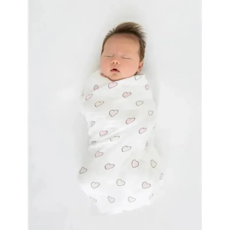 swaddle_designs__pk_swadd_SKUjV2qfOpH_1.webp Swaddle Designs - 2Pk Swaddleduo, bolinhas rosa pastel + corações Fashion