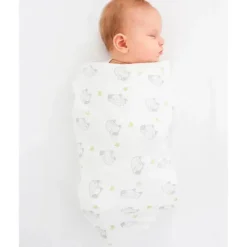 Swaddle Designs - Swaddle de musselina, luas e estrelas, esterlina e banana clara Discount