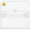 Swaddle Designs – Ultimate Swaddle Blanket, bolinhas, azul pastel Discount