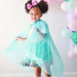 Sweet Wink - Aqua Star Cape Kids Dress Up Hot