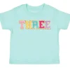 Sweet Wink – Camiseta de manga curta com patch de terceiro aniversário para crianças Discount