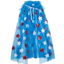 Sweet Wink - Capa Infantil 4 de Julho Capa Estrela Patriótica Fashion