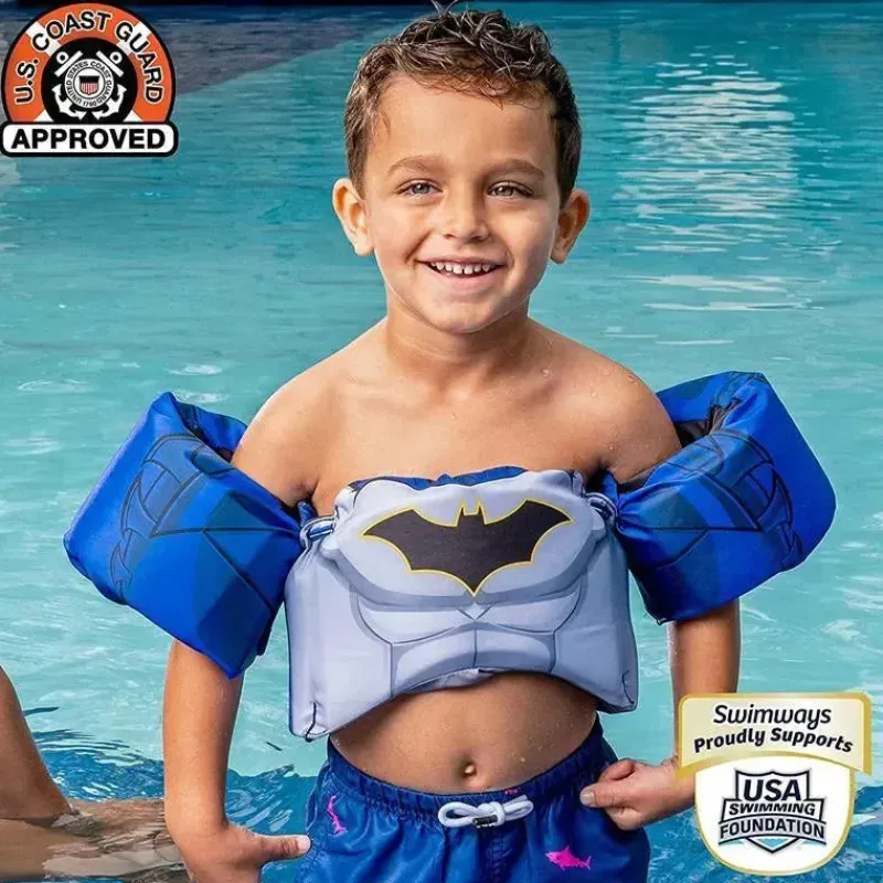 swimways__colete_salvavid_SKUdOTlsdvN_2.webp Swimways - Colete salva-vidas DC Batman Swim Trainer New