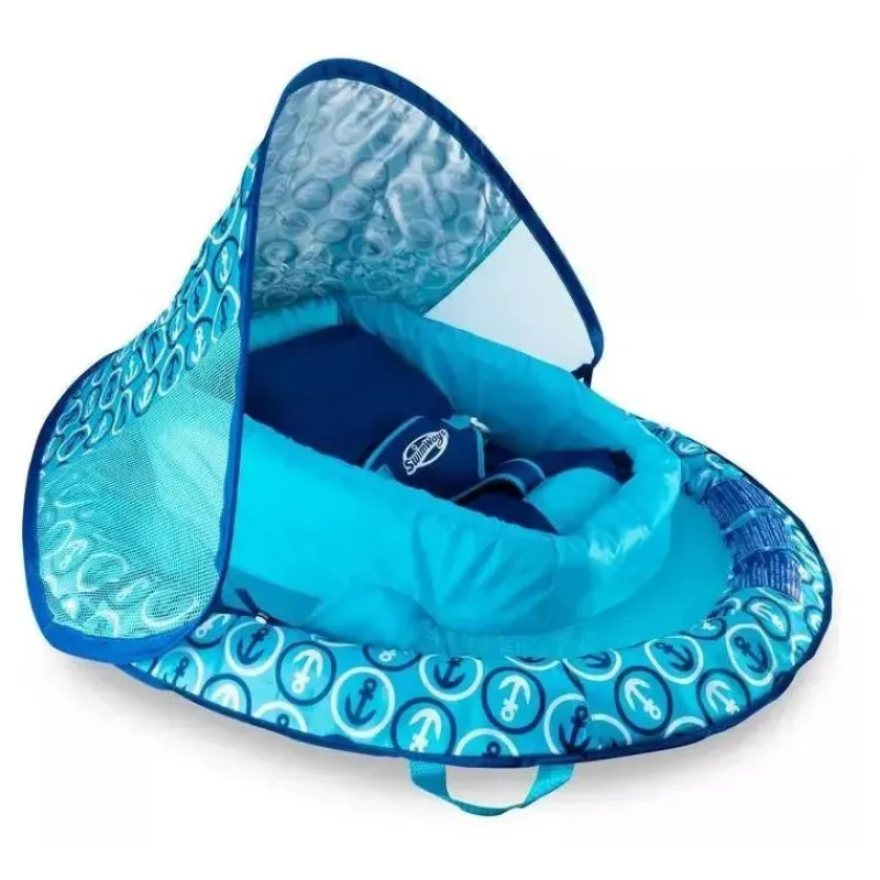 swimways__flutuador_de_pr_SKUhcSWfuON_0.webp Swimways - Flutuador de Primavera para Bebês Infantis, Azul | Flutuador de piscina para bebês com dossel Best