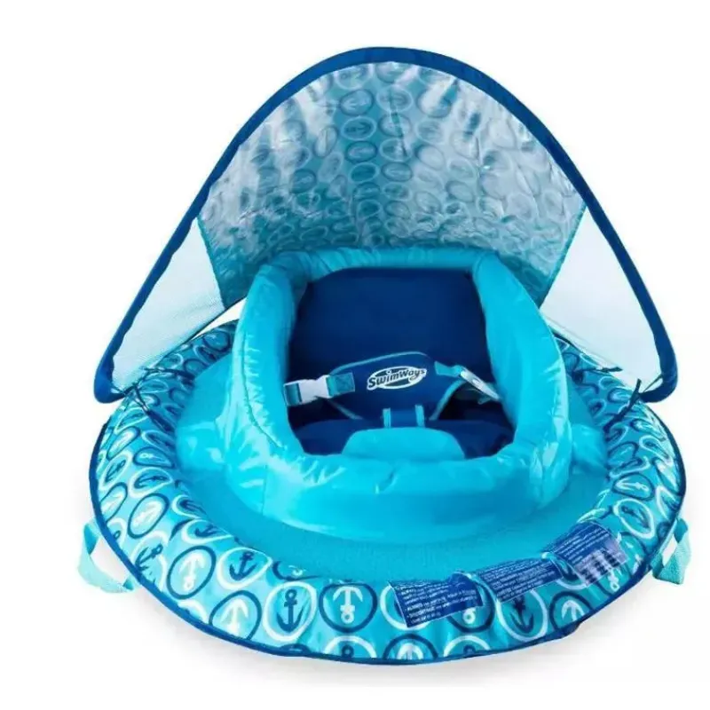 swimways__flutuador_de_pr_SKUhcSWfuON_1.webp Swimways - Flutuador de Primavera para Bebês Infantis, Azul | Flutuador de piscina para bebês com dossel Best