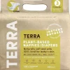 Terra Baby Terra - Fraldas 20Ct 85% Vegetais, Tamanho 3 Clearance