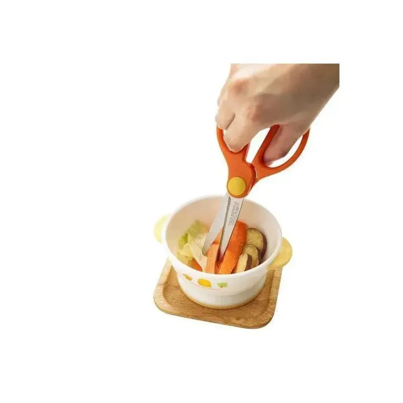 tesoura_de_comida_multius_SKUnhim5F0q_1.webp Piyo Piyo Tesoura de comida multiuso , laranja New