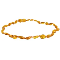 The Amber Monkey - Colar de Âmbar Báltico Polido de 12 a 13 polegadas, POP de Feijão de Mel Sale