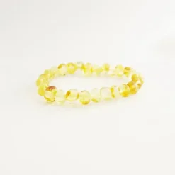 Amber Monkey The - Pulseira Báltico Âmbar de 7 a 8 polegadas, Parafuso de Limão Sale