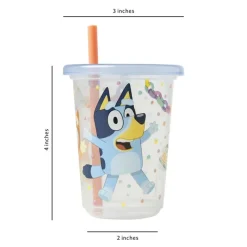 The First Years - Bluey Take & Toss Straw Cup, 4Pk Online