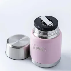 Thermos - 16 Oz Stainless Steel Food Jar W/ Spoon, Sunset Pink Fashion