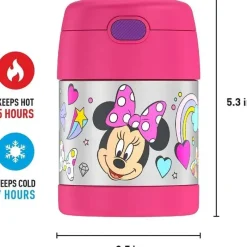 Thermos - Frasco de comida isolado de aço inoxidável de 10 oz com colher, Minnie pré-escolar Best