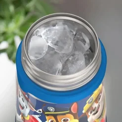 Thermos - Garrafa de canudo de aço inoxidável com isolamento a vácuo de 10 onças, Paw Patrol Boy Best