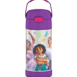 Thermos - Garrafa de canudo isolada de aço inoxidável de 12 onças, Encanto Best