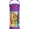 Thermos - Garrafa de canudo isolada de aço inoxidável de 12 onças, ARCO-ÍRIS ALTO Online