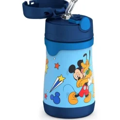 Thermos - Garrafa de canudo de aço inoxidável com isolamento a vácuo de 10 onças, Mickey Mouse Online