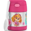 Thermos - Pote de comida com isolamento a vácuo de aço inoxidável com colher, 10 oz, Paw Patrol Girl Hot