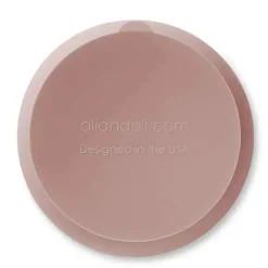 Ali + Oli Tigela e colher de sucção (blush) borda ondulada New