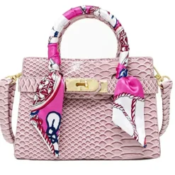 Tiny Treats - Bolsa Lenço de Crocodilo, Rosa Sale