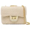 Tiny Treats - Classic Large Tweed Handbag, Cream Online