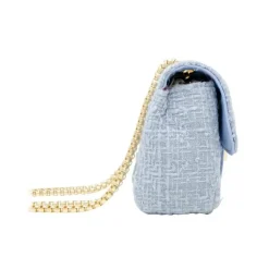 Tiny Treats - Classic Large Tweed Handbag, Cream Online