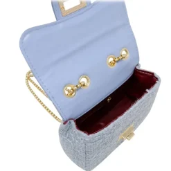 Tiny Treats - Classic Large Tweed Handbag, Cream Online