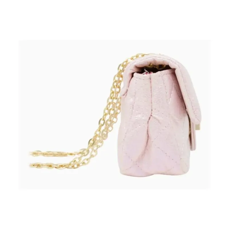 tiny_treats__classic_quil_SKUML6cxq0G_1.webp Tiny Treats - Classic Quilted Shiny Mini Bag, Purple New