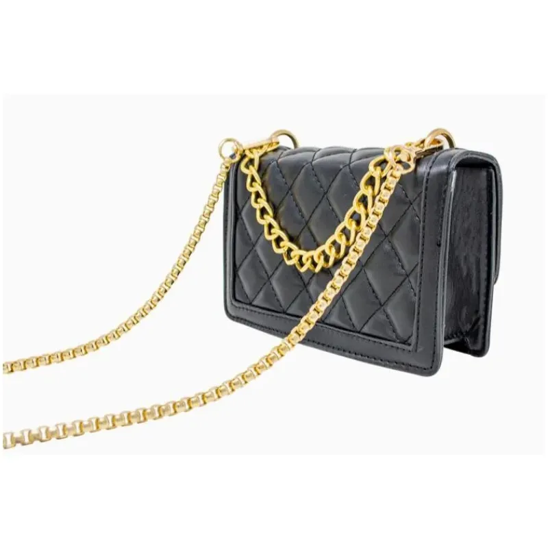 tiny_treats__classic_quil_SKUQWO43iaD_2.webp Tiny Treats - Classic Quilted Large Flap Handbag, Black Fashion