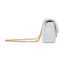 Tiny Treats - Classic Quilted Flower Pearl Handbag Gold Sale