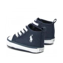 Ralph Lauren Tênis de cano alto Baby - Boy Hamptyn, azul marinho Sale